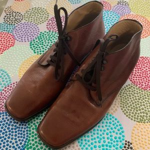 Pure Italian Lace up Ankle Boots